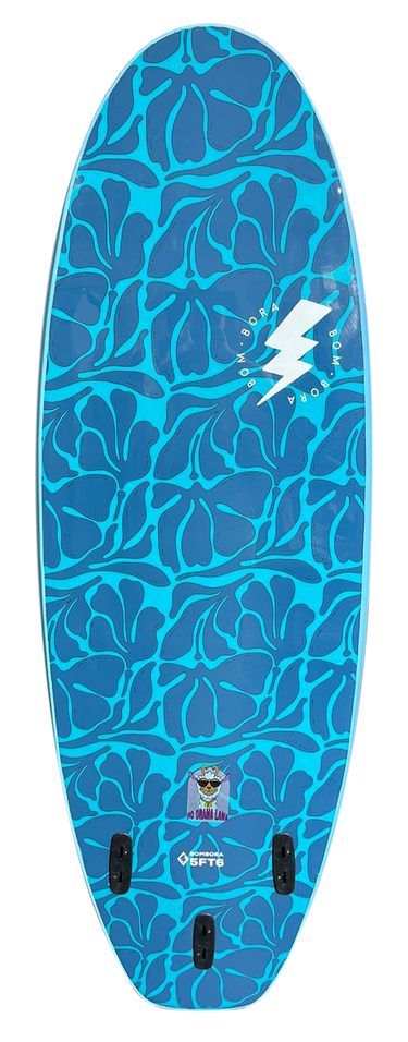 Bom Bora Softboard - Blue Leaves 5.6 - Good Wave Australia